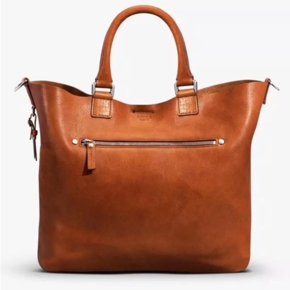 Shinola detroit medium bourbon tote
